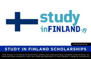 Study in Finland Scholarships 2026 for International Students (APPLY) Study in Finland Scholarship