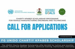 2026 Federal Ministry of Environment/UNIDO Charity Kpabep Scholarship (Fully Funded Opportunity) UNIDO Charity Kpabep Scholarship