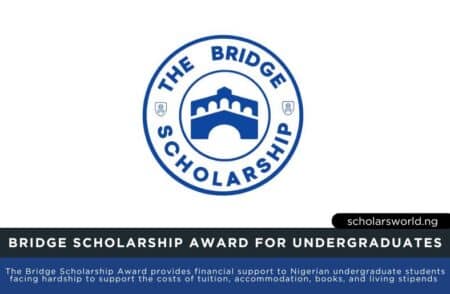 Bridge Scholarship Award for Undergraduates