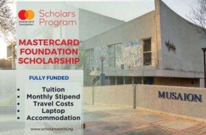 MasterCard Scholarship at University of Pretoria