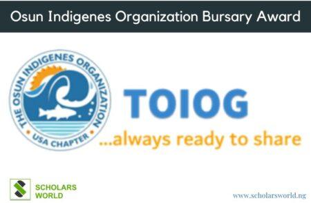 Osun Indigenes Organization Bursary Award