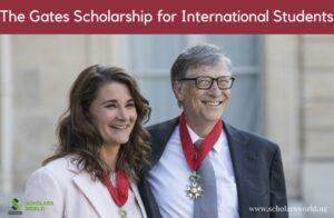 The Gates Scholarship for International Students