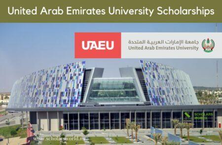 United Arab Emirates University Scholarships