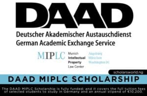 DAAD MIPLC Scholarship