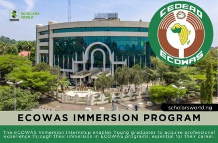 2025 ECOWAS Immersion Internship Program for Young Africans