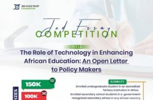 Jed Child Trust Foundation Essay Competition