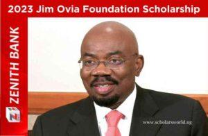 2023 Jim Ovia Scholarship