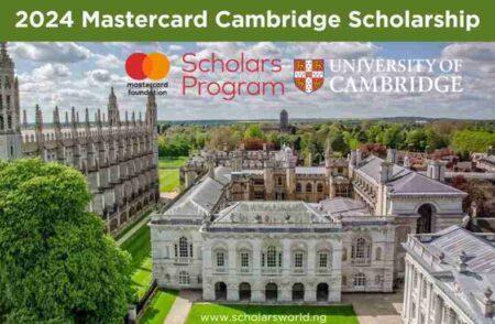 Mastercard Cambridge Scholarship