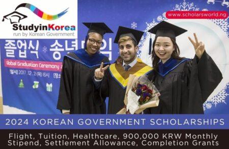 2024 Korean Government Scholarships for Developing Countries