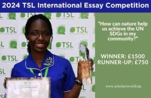 Trust for Sustainable Living International Essay Competition