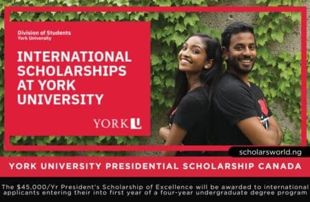 York University Presidential Scholarship