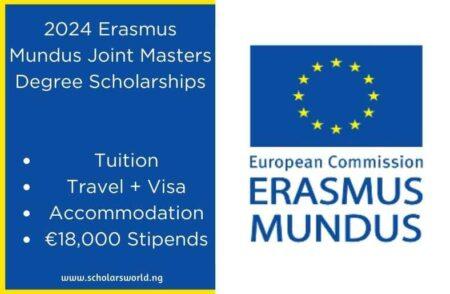 Erasmus Mundus Joint Masters Degree Scholarship
