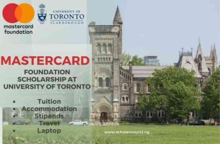 MasterCard Foundation Scholarships at the University of Toronto