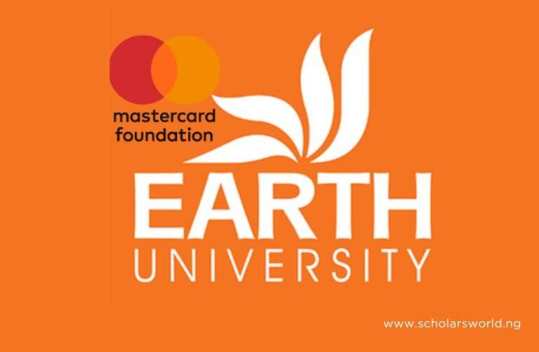 Earth University Mastercard Scholarship 2027 for Undergraduates: Fully Funded