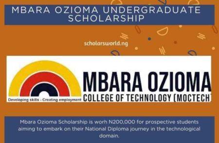 Mbara Ozioma Scholarship