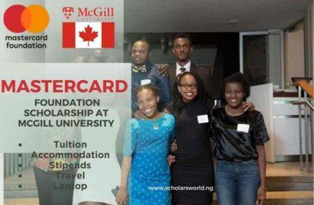 McGill University Mastercard Scholarship