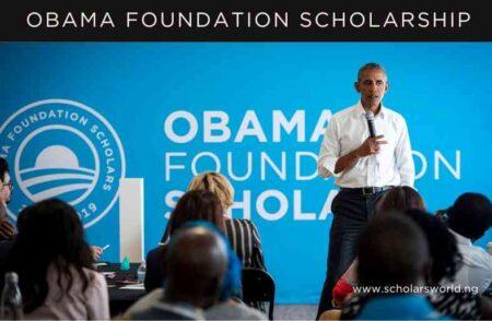 Obama Foundation Scholarship