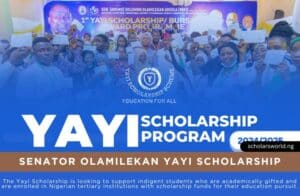 Senator Olamilekan Yayi Scholarship