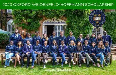 Oxford Weidenfeld-Hoffmann Scholarships