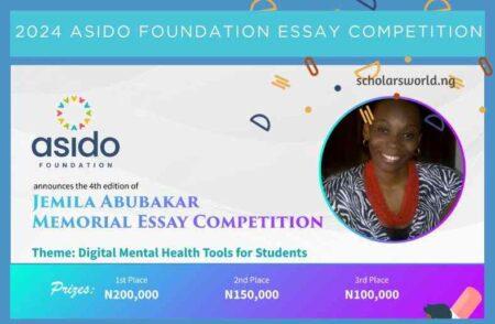 Asido Foundation Essay Competition