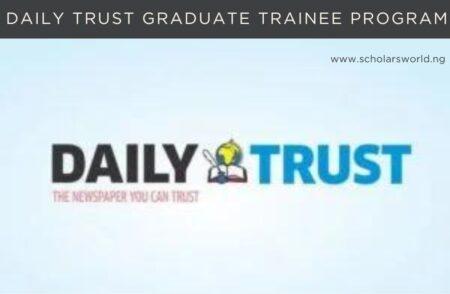 Daily Trust Graduate Trainee Program
