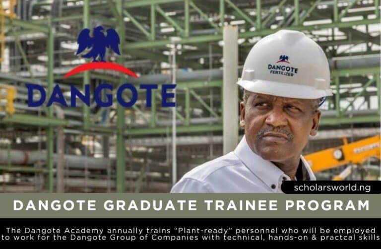 Dangote Graduate Trainee 2026 Program: Career Opportunity for Young Nigerians