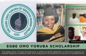 Egbe Omo Yoruba Scholarship