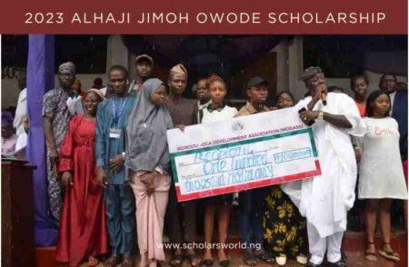 Jimoh Owode Scholarship
