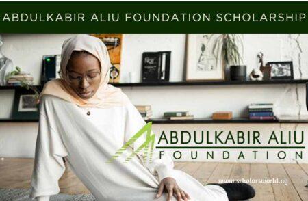 Abdulkabir Aliu Foundation Scholarship