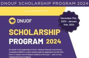 DNOUF Scholarship Program 2024: Empowering Nigeria's Bright Minds