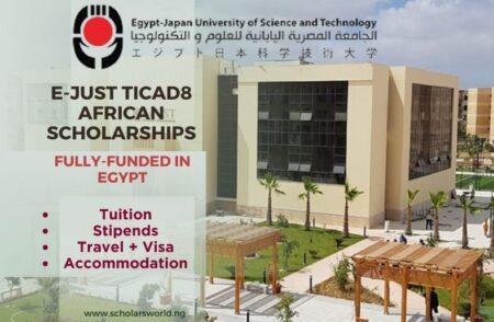 E-JUST TICAD8 African Scholarships
