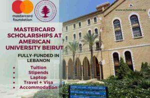 MasterCard Foundation Scholarships at AUB