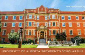 University of Alberta President’s Distinction Scholarship