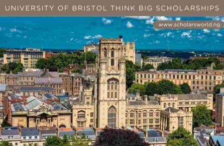 University of Bristol Think Big Scholarships