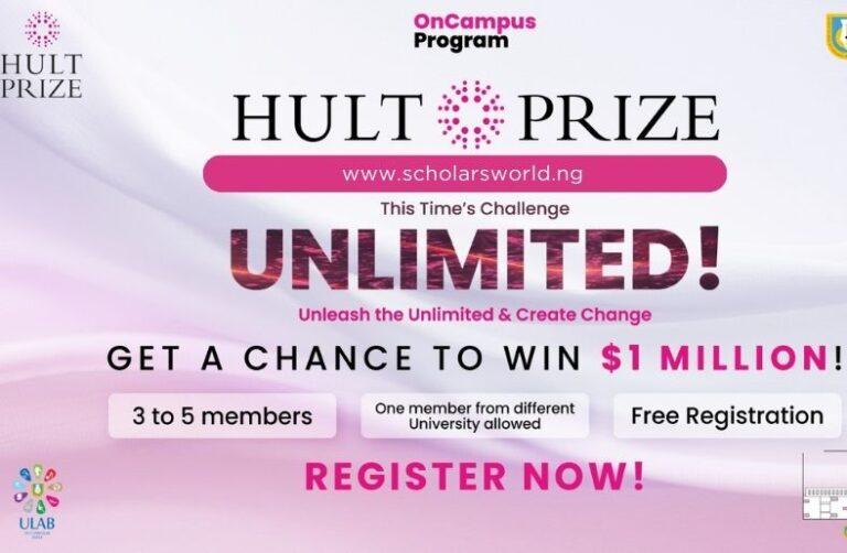 2024 Hult Prize Challenge N1m Prize To Be Won Scholars World