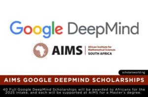 AIMS Google DeepMind Scholarship