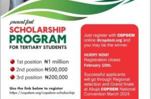 COPDEM Scholarship