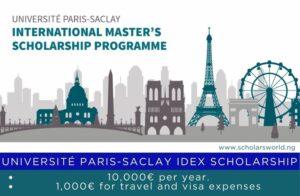Université Paris-Saclay IDEX Scholarship