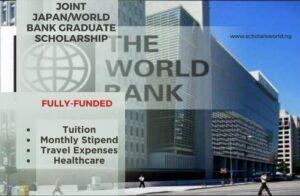 Joint Japan World Bank Graduate Scholarship