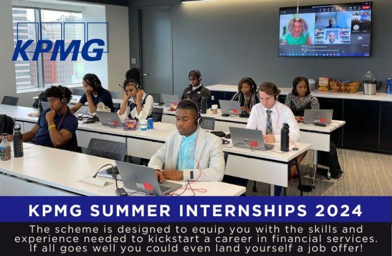 2024 KPMG Summer Internships for Students Worldwide scholarsworld.ng