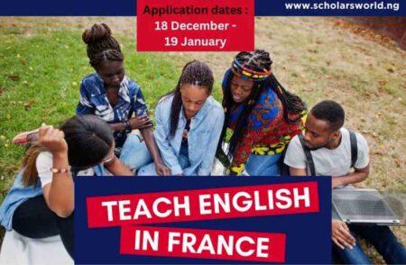 Nigerian English Language Assistants Program in France