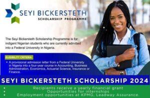 Seyi Bickersteth Scholarship