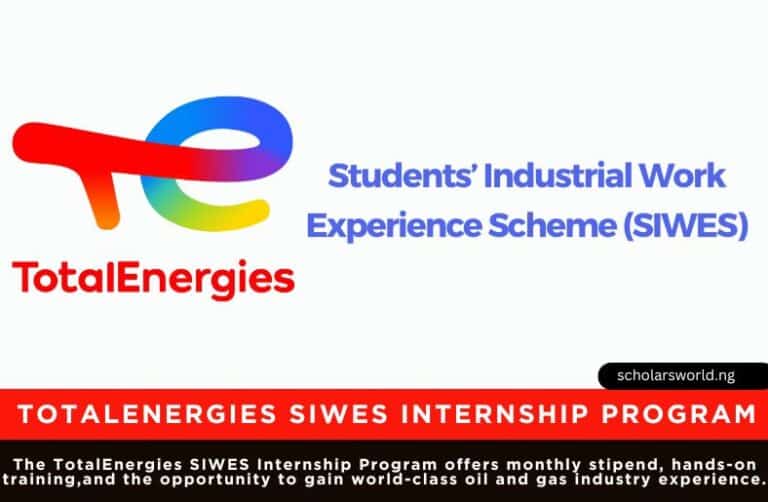 TotalEnergies SIWES Internship 2026 for Nigerians: APPLY NOW