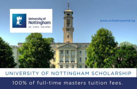 University of Nottingham Scholarship