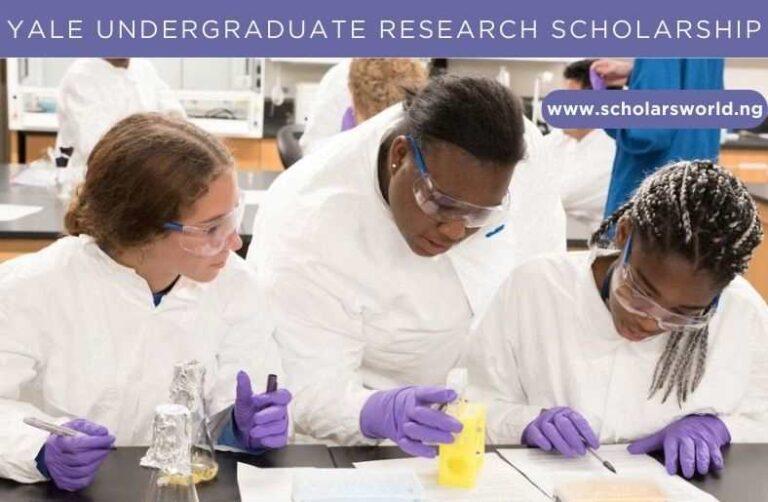 2024 Yale University Undergraduate Research Scholarship Application