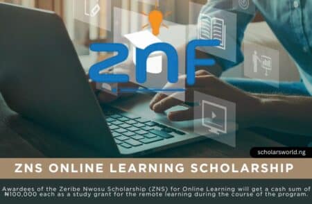 Zeribe Nwosu ZNS Online Learning Scholarship