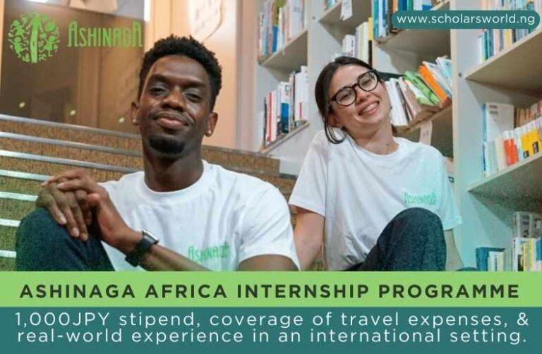 Ashinaga Internship Programme 2026 Now Accepting Applications (Remote & Hybrid Opportunities)
