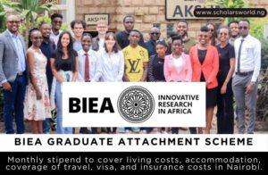 BIEA Graduate Attachment Scheme