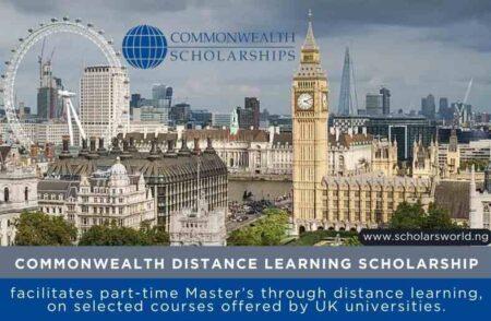 Commonwealth Distance Learning Scholarship