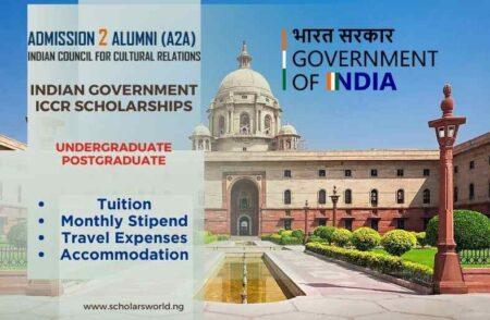 Indian Government ICCR Scholarships